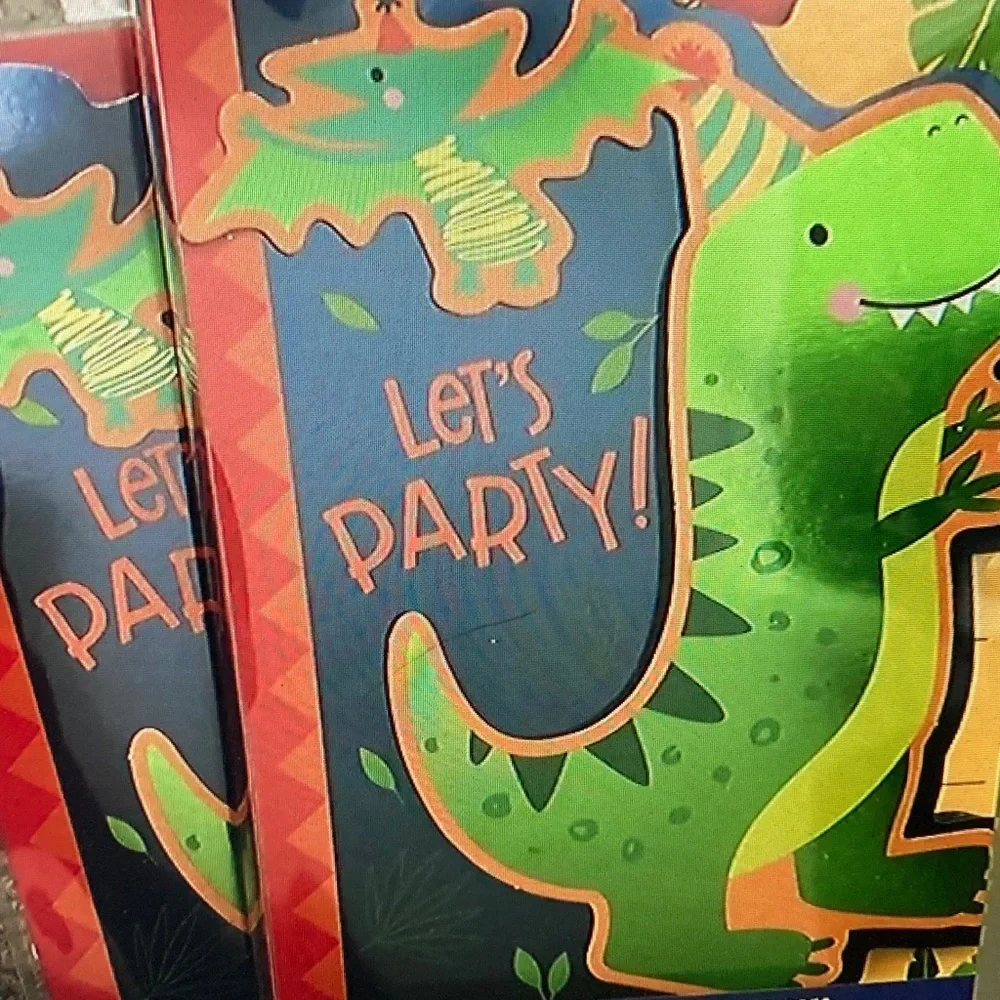 Dinosaur Party Banner - Green